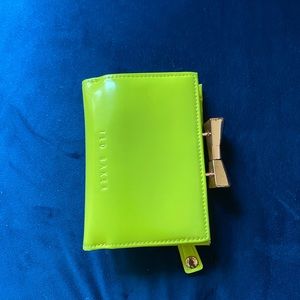 💕Ted Baker Patent Neon Helan Wallet